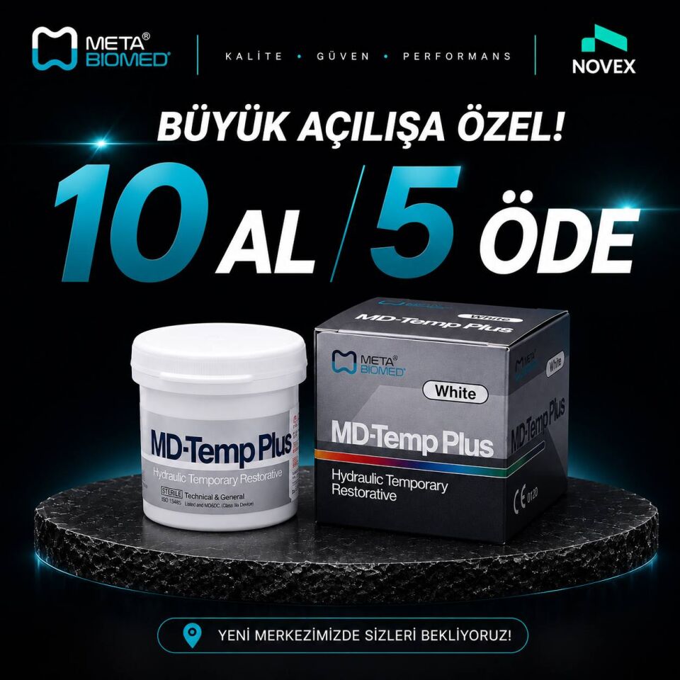 Meta Biomed MD Temp Plus Geçici Dolgu Materyali (10'lu Paket)