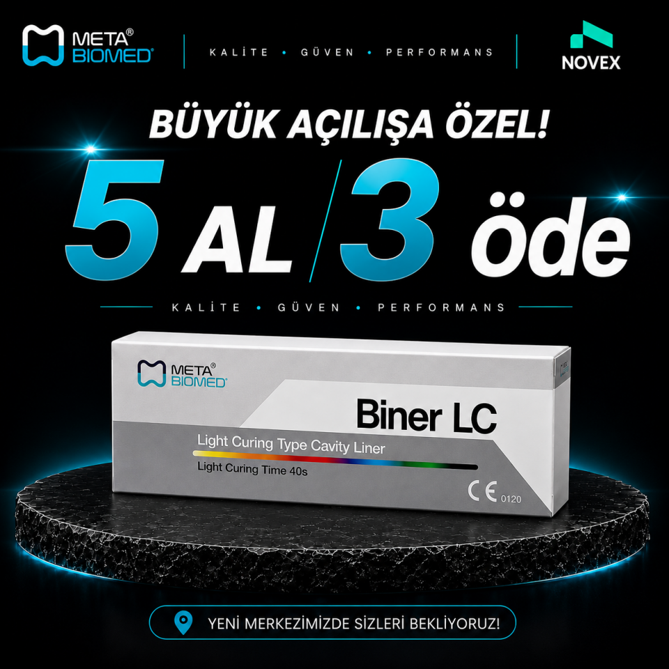 Meta Biomed Biner LC Işıkla Sertleşen Kaide Simanı (5'li Paket)