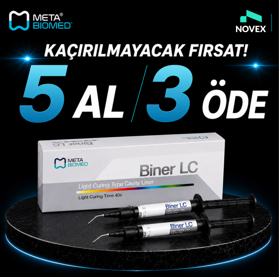 Meta Biomed Biner LC Işıkla Sertleşen Kaide Simanı (5'li Paket)