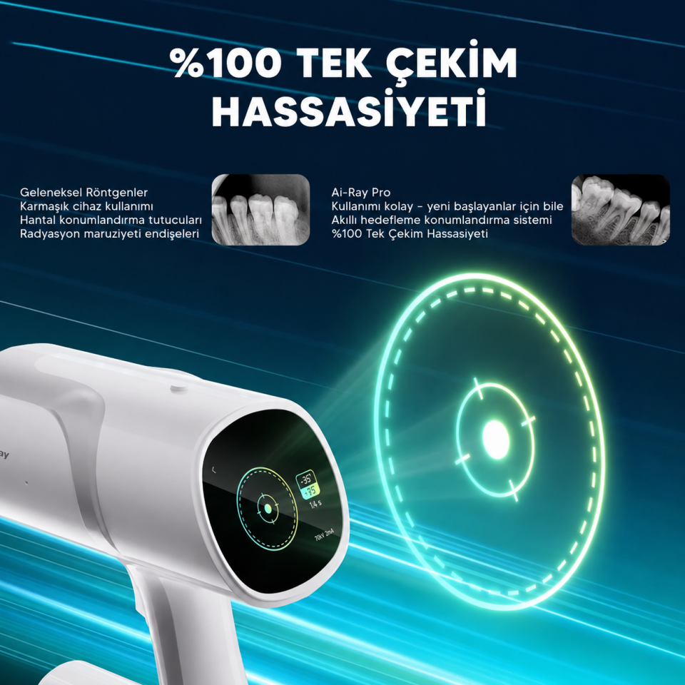 Woodpecker Mini Ray Pro Portatif Röntgen Cihazı