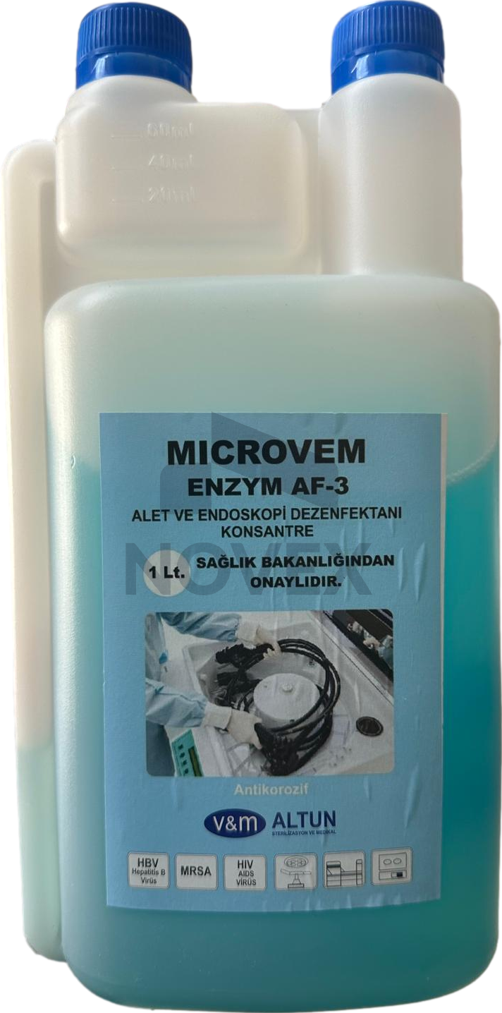 Microvem Enzym Af 3 Alet Ve Endoskopi Dezenfektanı Konsantre