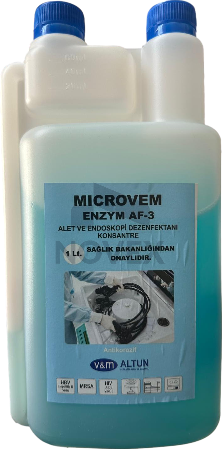 Microvem Enzym Af 3 Alet Ve Endoskopi Dezenfektanı Konsantre