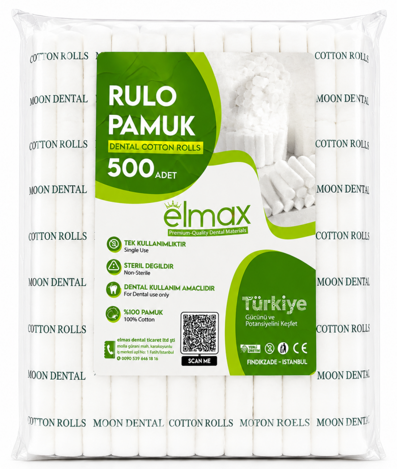 Dental Rulo Pamuk 500 lü