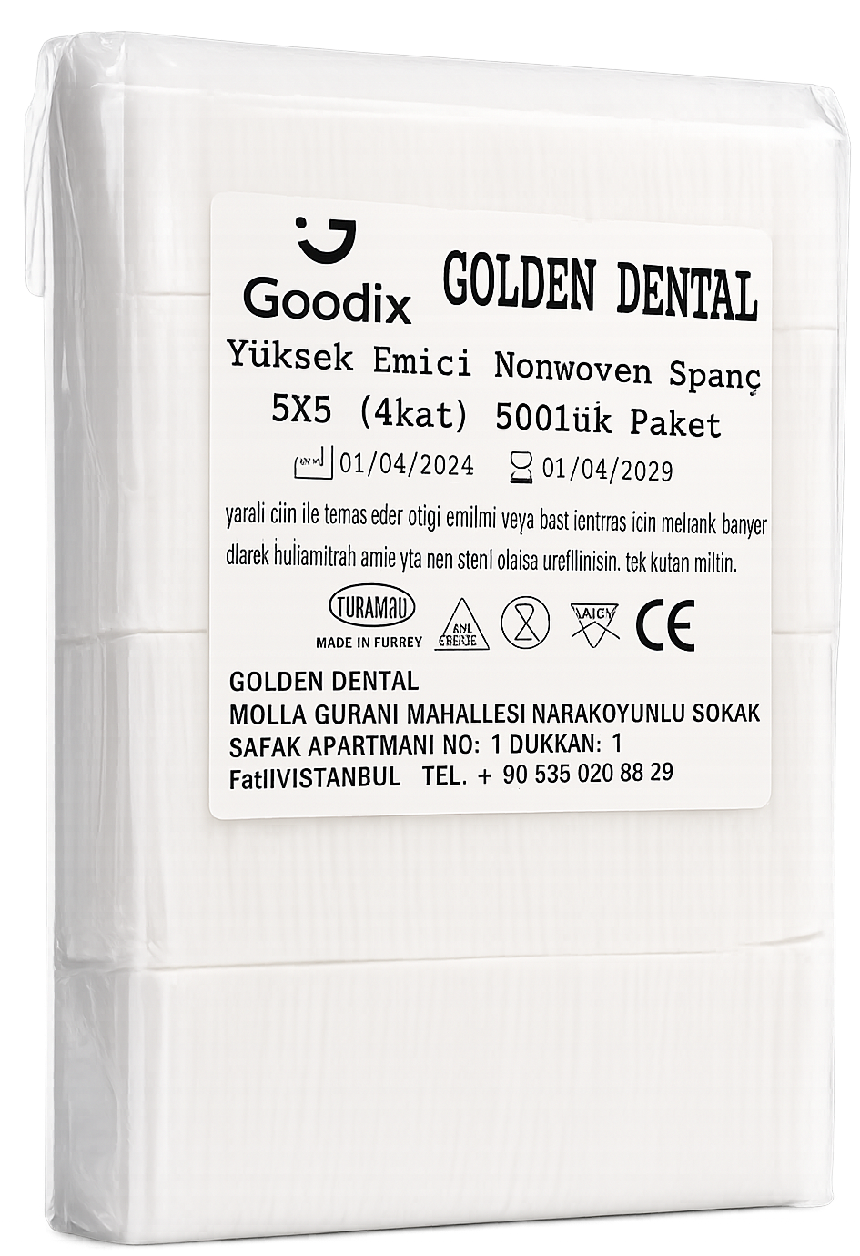 Yüksek Emici Spanç 5x5 - 500'lü