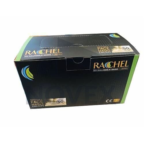 Rachel Tek Kullanımlık Cerrahi Beyaz Maske