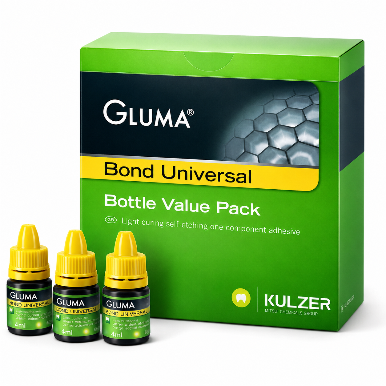 Kulzer Gluma Bond Üniversal - Bottle Value Pack 3 x 4 ml