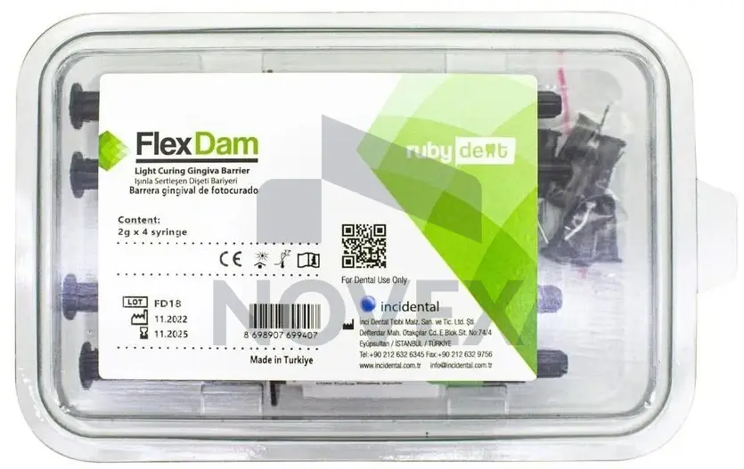 Rubydent FlexDam Işıkla Sertleşen Diş Eti Bariyeri