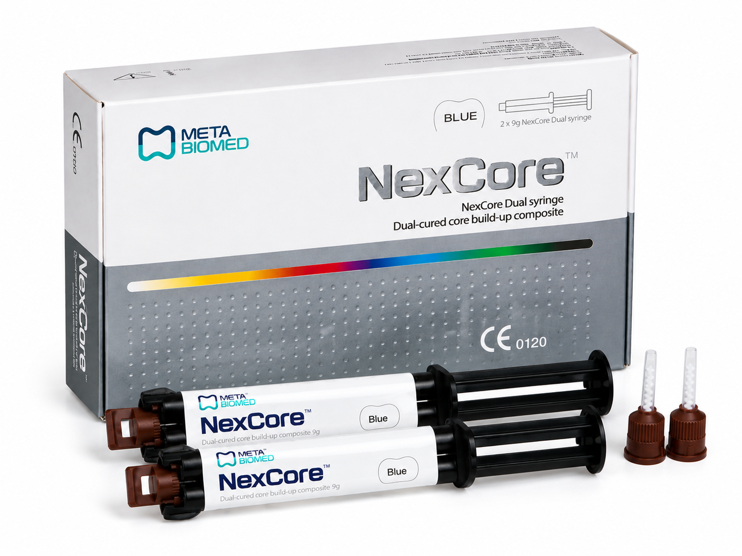 Meta Biomed Nexcore Dual-Cure Kompozit Rezin Siman White