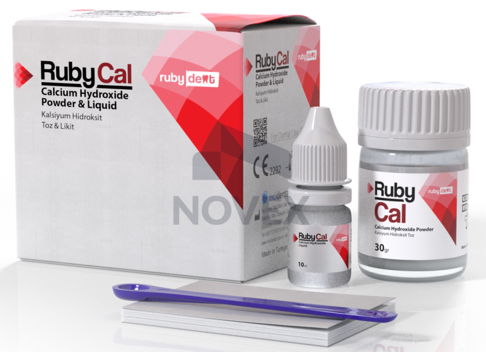 RubyCal Kalsiyum Hidroksit Toz Likit