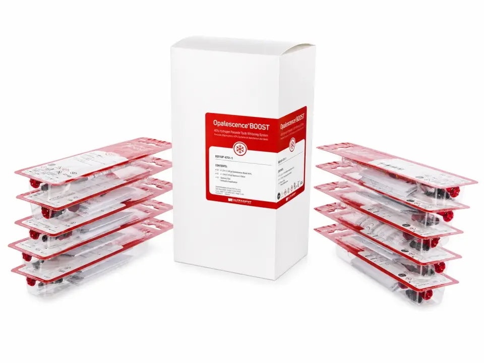 Ultradent Opalescence Boost PF 40% 10'Lu Paket + 5 Adet ADSEAL Rezin Bazlı Kanal Dolgu Patı Hediye