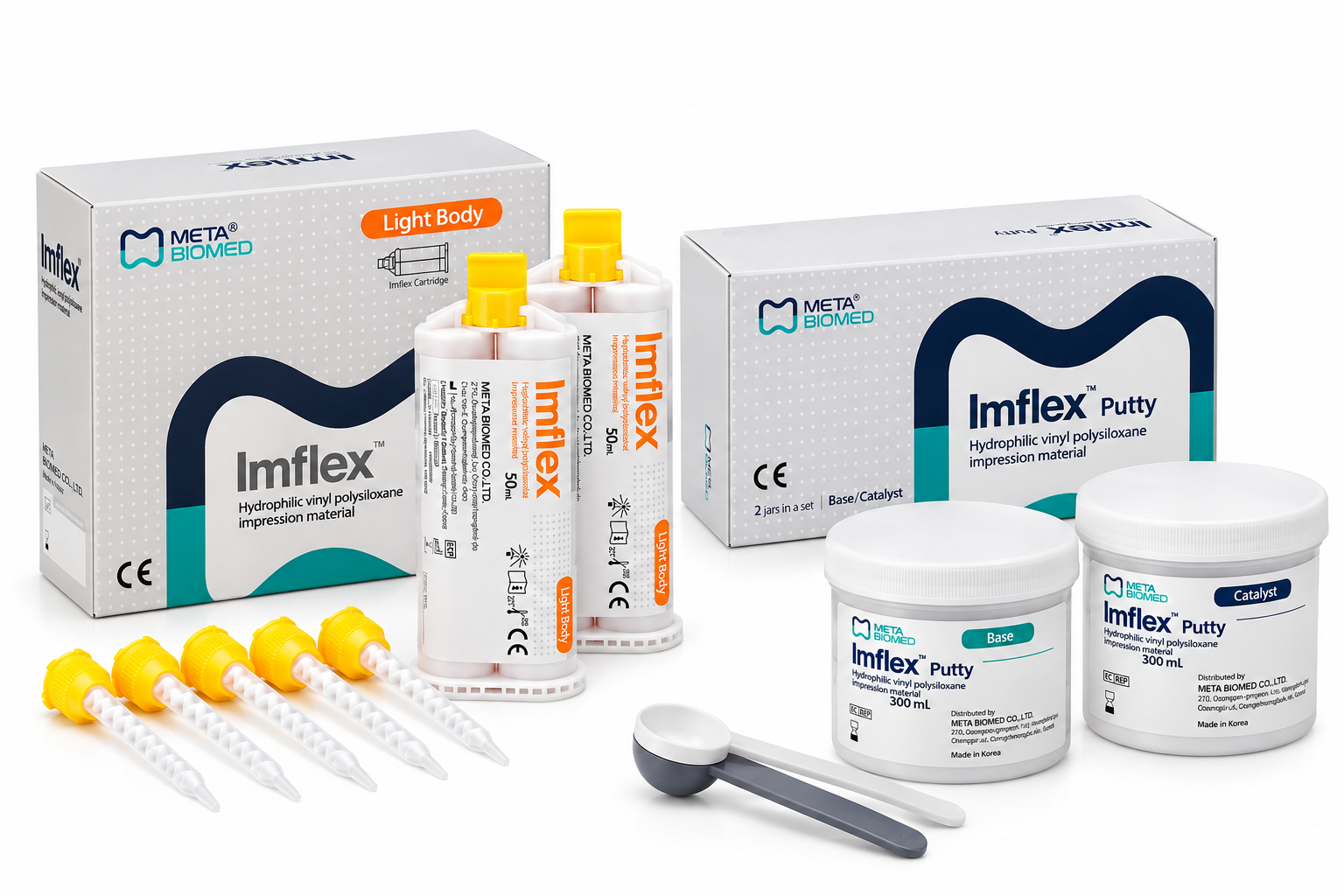 Meta Biomed Imflex Putty A Tipi Silikon + Light Body Set
