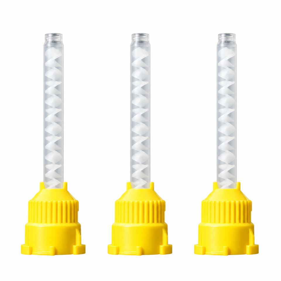 Silikon Karıştırma Ucu Sarı 50 li Paket
