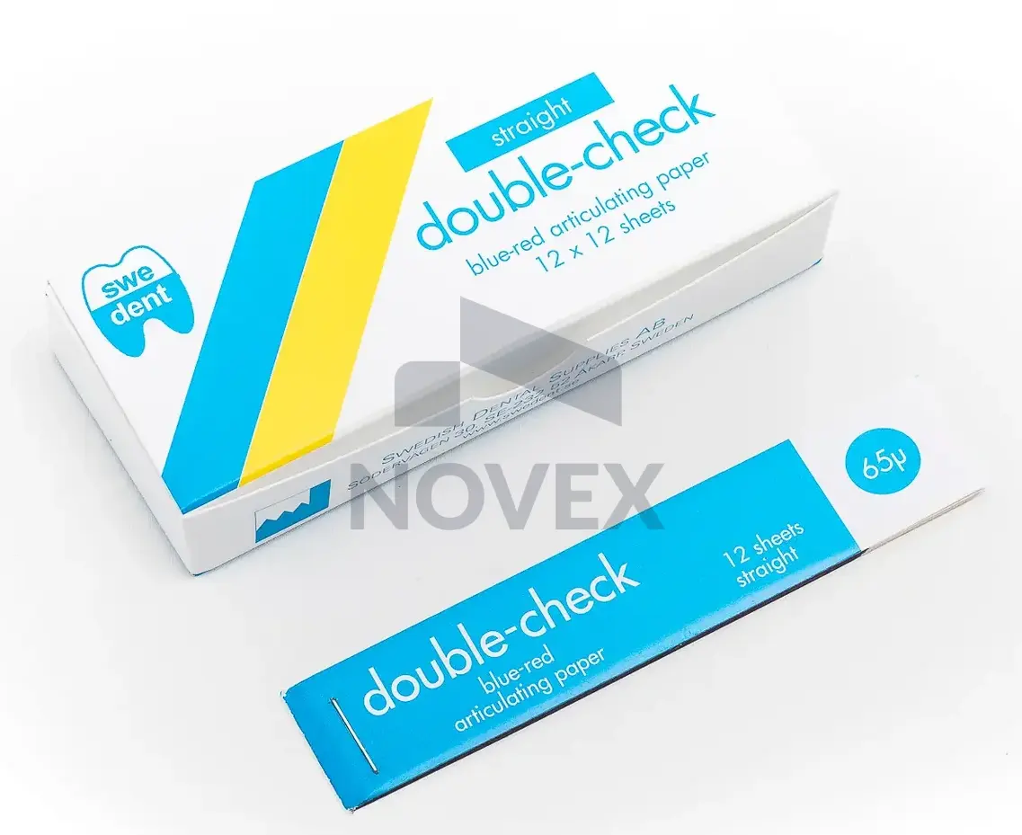 Swedent Double Check Artiklasyon Kağıdı Düz