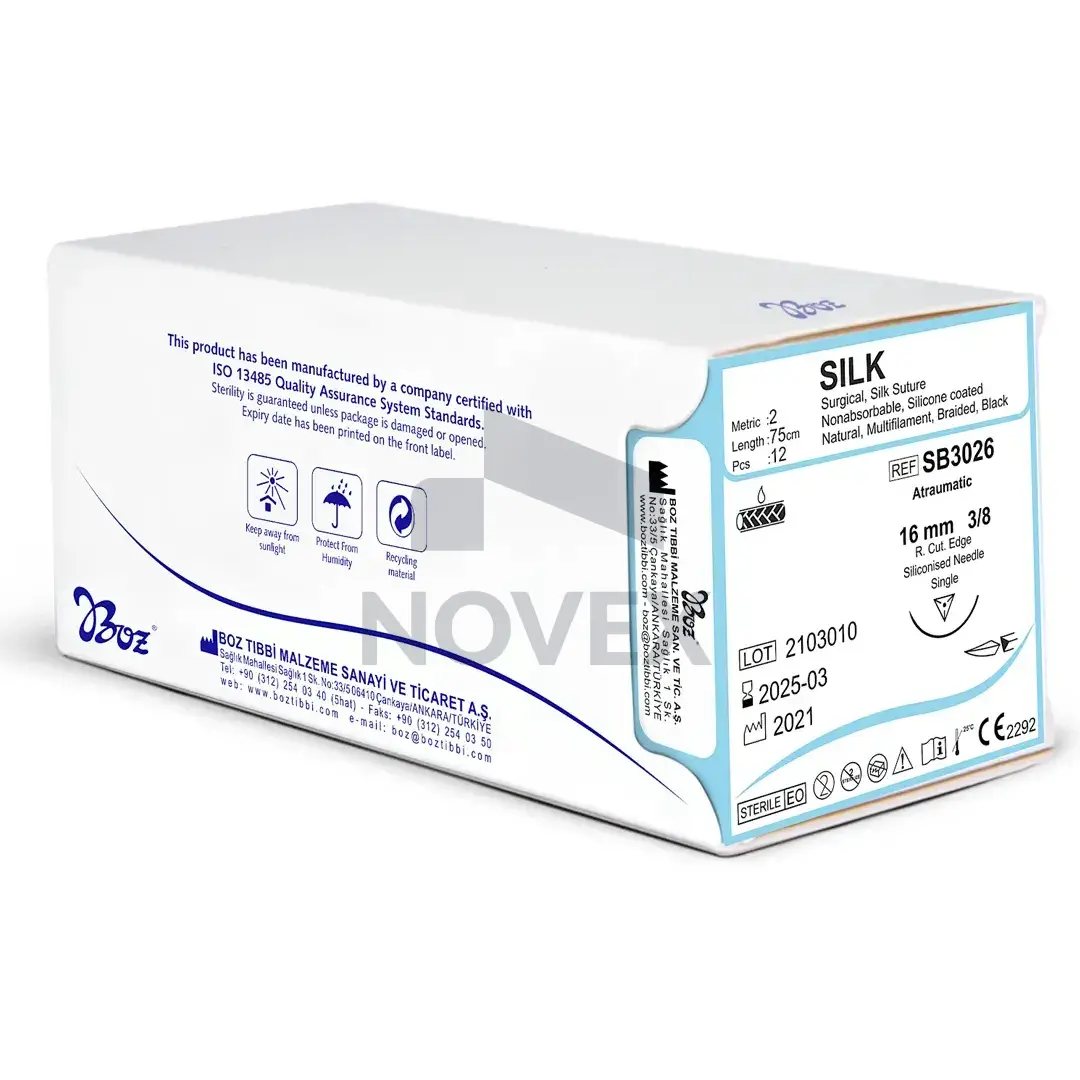 Boz İpek Emilemeyen Sütür