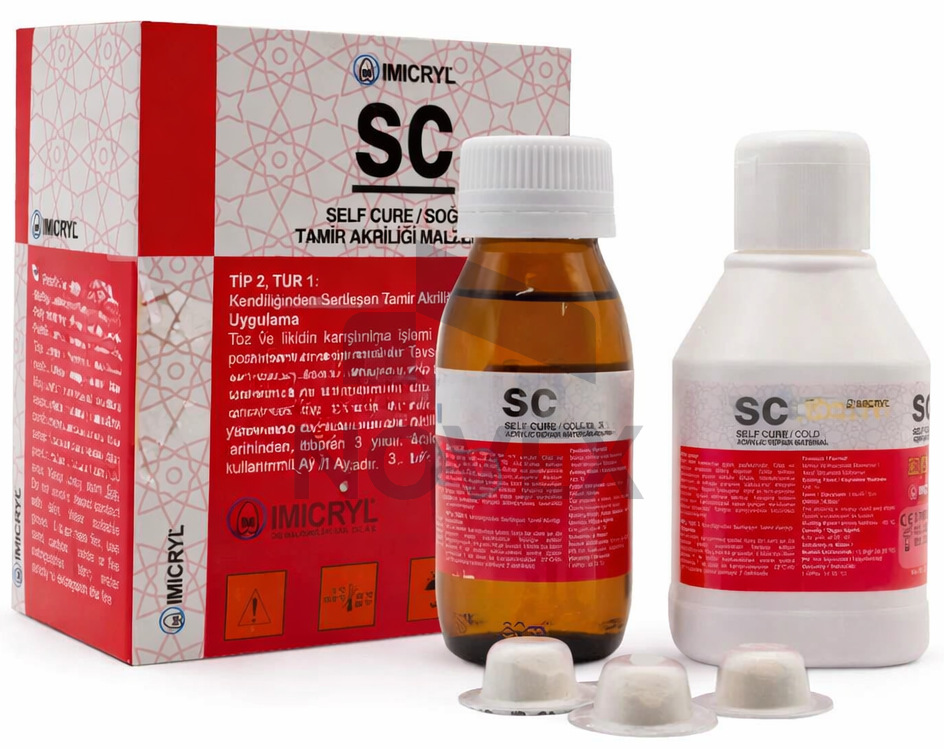 Imicryl SC Soğuk Akrilik Small (Öğrenci) Set Pembe