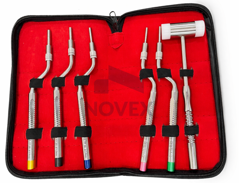 D-PERFECT Kapalı Sinüs Seti – Osteotome Set