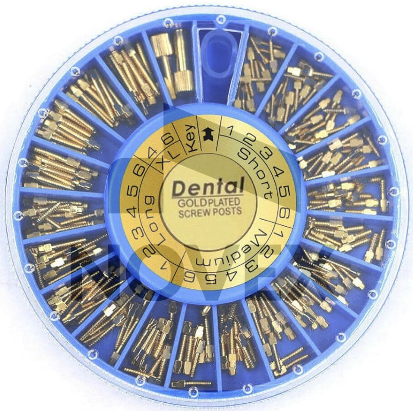 CocoDent Golden Plated Screw Post - Pivo Çivisi