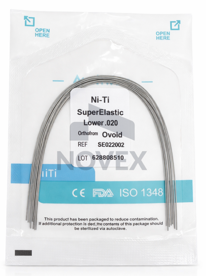 Orthodontic Ni-Ti Süper Elastik Yuvarlak Tel