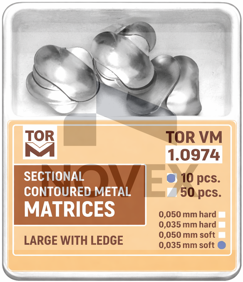 Tor VM Bölgesel Konturlu Metal Matrix Refill (Large ve Çıkıntılı) No: 1.0974
