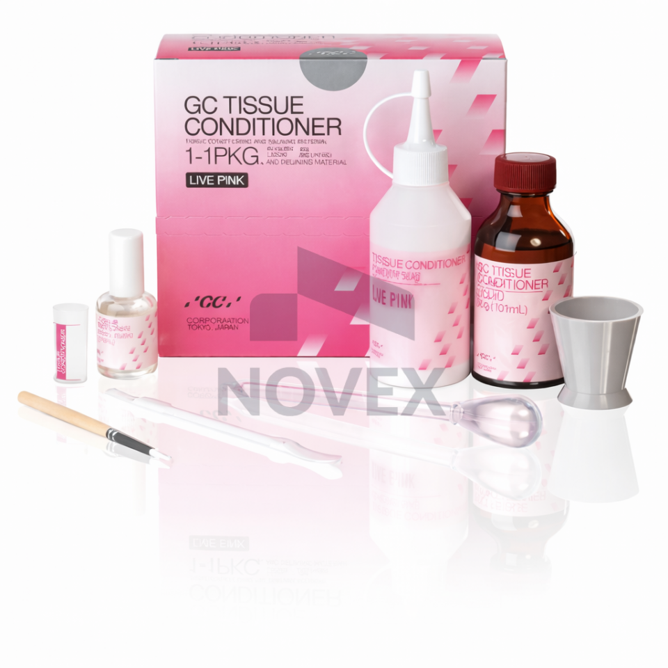 GC Tissue Conditioner Yumuşak Besleme Akrilik Astarlama Materyali Live Pink