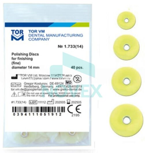 Tor VM Kompozit Parlatma Diski Sarı No: 1.733
